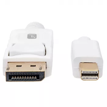 Techly ICOC MDP-010T4K DisplayPorti kaabel 1 m Mini DisplayPort Valge