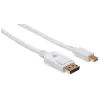 Techly ICOC MDP-010T4K DisplayPorti kaabel 1 m Mini DisplayPort Valge