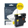 Sildilint MediaRange MRDY45808 Must kollasel D1 — 19 mm x 7 m, püsiv akrüülliim