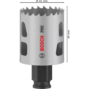 Hole Saw Bosch PRO Multi Material PC Plus 44/41 mm — üksik, puurile, kipsplaat, metall, plast, pehme puit