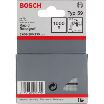 Bosch 2 609 200 239 klambrid, klambripakk, 1000 klambrit