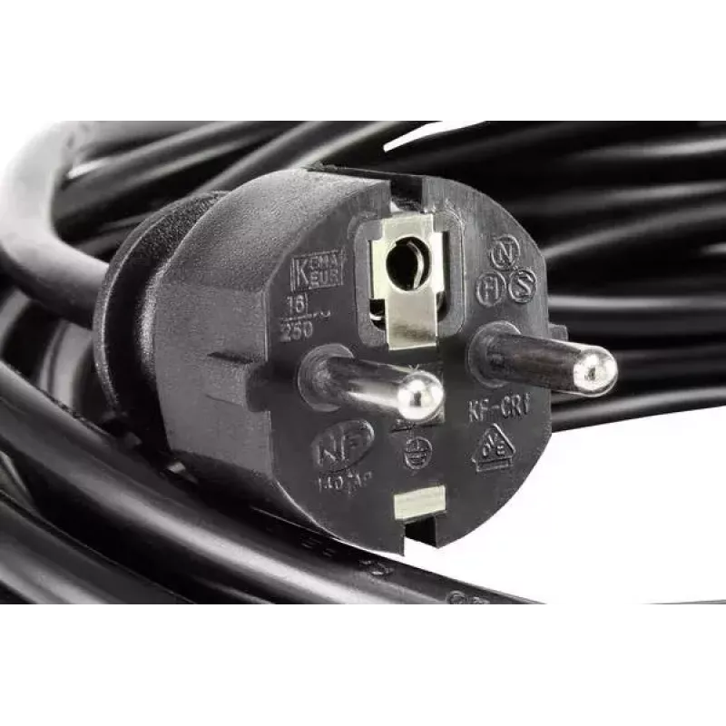 Toitekaabel BASETech 1593780 Must 3m