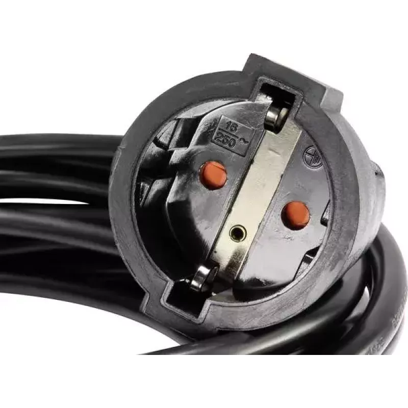 Toitekaabel BASETech 1593780 Must 3m