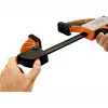 Ratchet clamp Bahco QCB-150 15 cm Must oranž