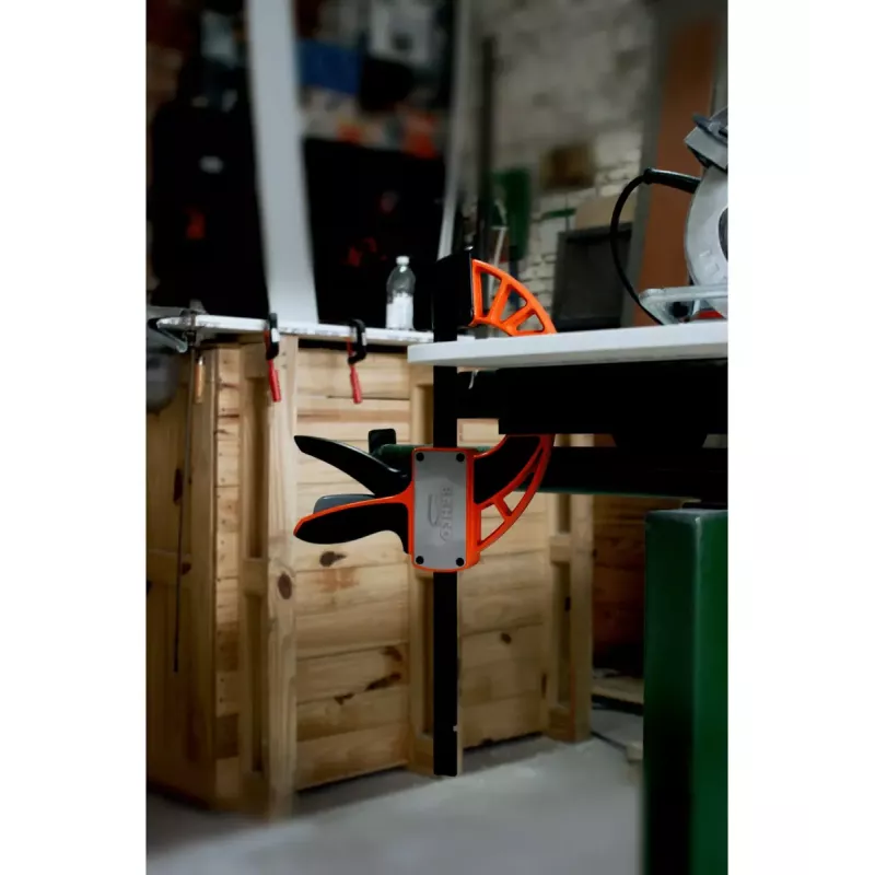 Ratchet clamp Bahco QCB-150 15 cm Must oranž