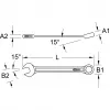 Kombineeritud võti KS Tools 517.0610, 10 mm, kroom-vanaadium, pikkus 140 mm