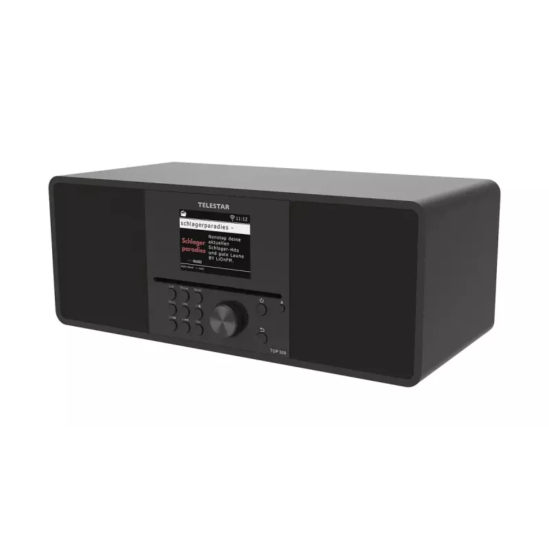 Internetiraadio Imperial Telestar 5700300 — Digitaalne tuuner, DAB+/FM, 30 W RMS, 3,2-tolline TFT, alalisvoolutoide, must