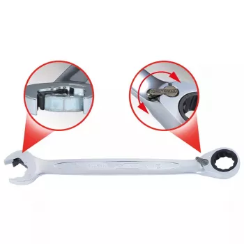 Kombineeritud mutrivõti KS Tools 503.5919 19 mm kroom-vanaadiumteras