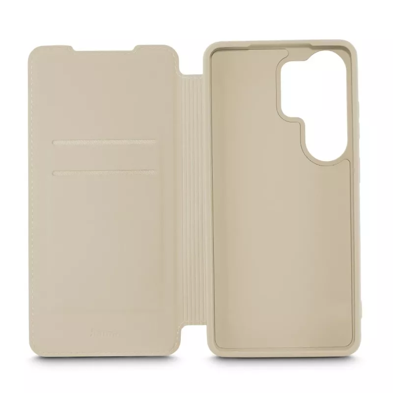 HAMA Fantastic Feel fliipümbris telefonile Galaxy S26 Ultra, 17,5 cm (6,9 tolli), beež, 2 kaarditaskut