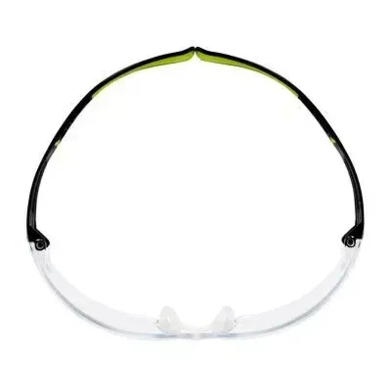 Kaitseprillid 3M SF4000CC1 — plastist kaitseprillid, läbipaistev klaas, must/roheline
