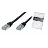 Võrgukaabel ShiverPeaks BS75111-S 1m Cat5e F/UTP Must
