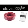 Helikaabel ShiverPeaks BS06-18105 25 m Must Punane