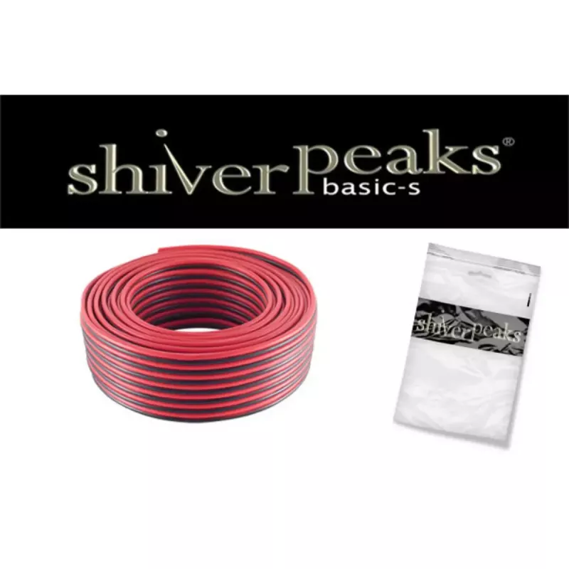 Helikaabel ShiverPeaks BS06-18105 25 m Must Punane