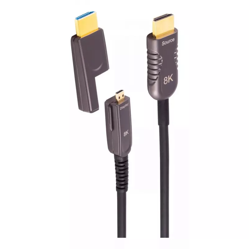 HDMI-kaabel ShiverPeaks BS30-52075, 10 m, HDMI tüüp A isane, HDMI tüüp D isane, 48 Gbit/s