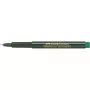 Peenikese otsaga pliiats Faber-Castell 151163 — roheline tint, must korpus, ümar kuju, 1 tk