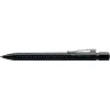 Pastapliiats Faber-Castell 243999 — klambriga, sissetõmmatav, sinine tint, keskmine otsik, must korpus, 1 tk