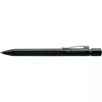 Pastapliiats Faber-Castell 243999 — klambriga, sissetõmmatav, sinine tint, keskmine otsik, must korpus, 1 tk