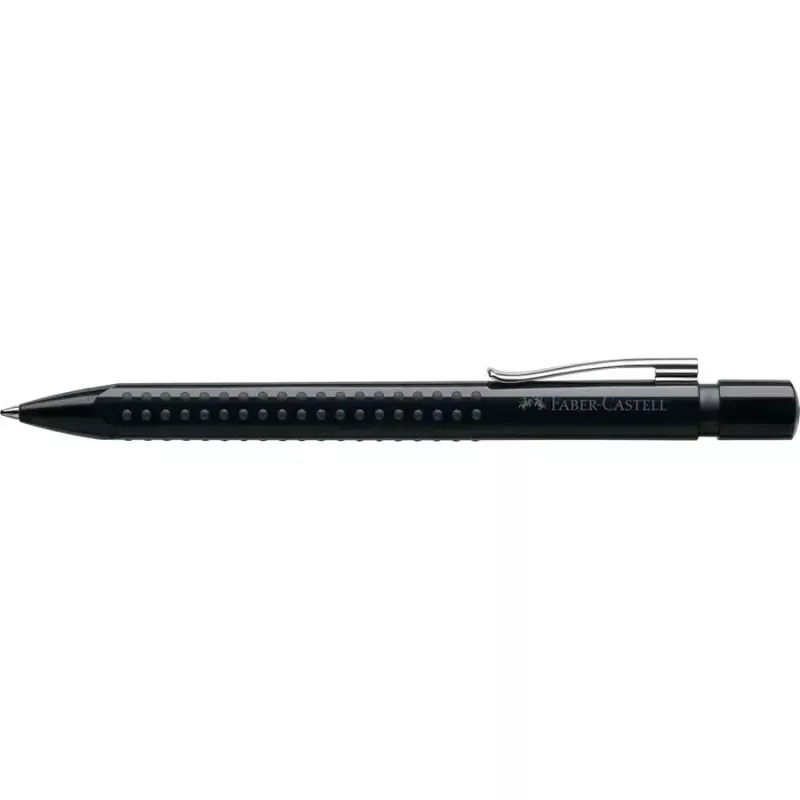Pastapliiats Faber-Castell 243999 — klambriga, sissetõmmatav, sinine tint, keskmine otsik, must korpus, 1 tk