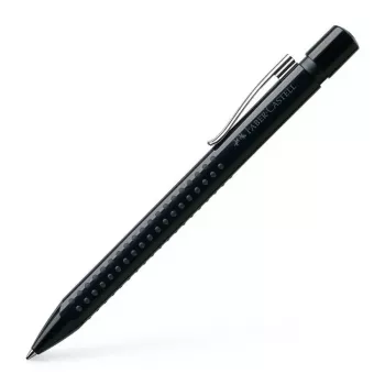 Pastapliiats Faber-Castell 243999 — klambriga, sissetõmmatav, sinine tint, keskmine otsik, must korpus, 1 tk