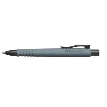 Pastapliiats a.w. Faber-Castell 241188 — klambriga sissetõmmatav, sinine tint, hall korpus, eriti lai ots, 1 tk