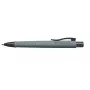 Pastapliiats a.w. Faber-Castell 241188 — klambriga sissetõmmatav, sinine tint, hall korpus, eriti lai ots, 1 tk