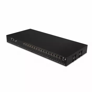 Lindy 16x16 HDMI 4K60 maatriks, HDMI, HDMI, 3,5 mm, 3840 x 2160 pikslit, must, metall