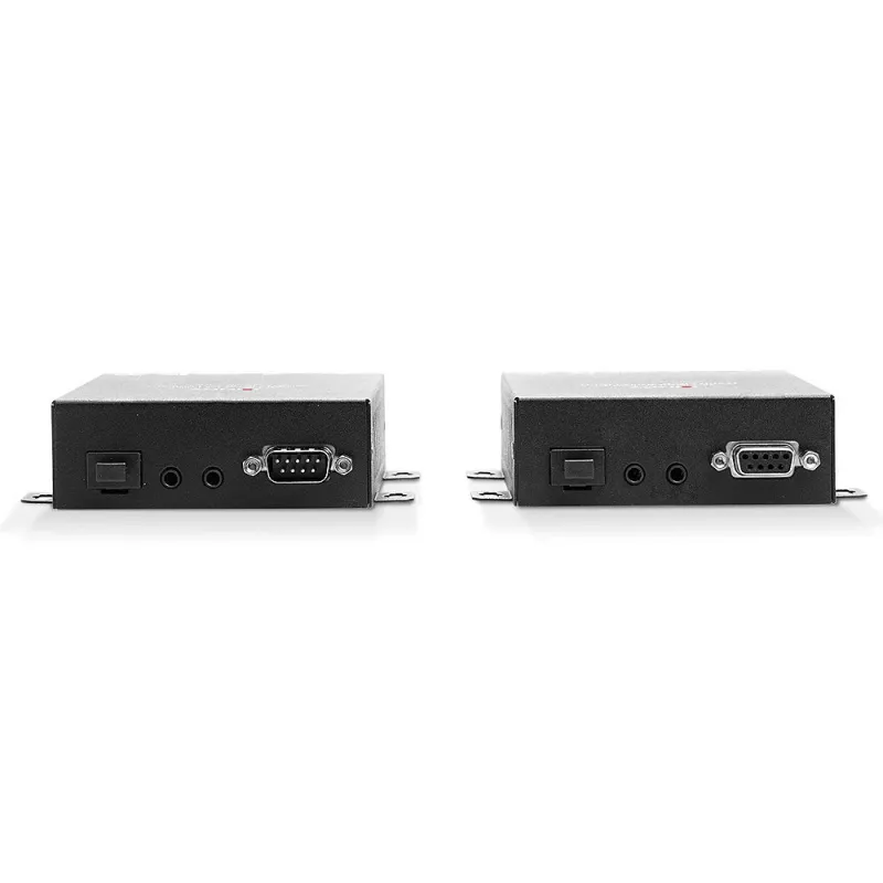 Lindy 300m Fiiberoptiline HDMI 4K60 ja USB KVM pikendaja, Saatja ja vastuvõtja, Juhtmega, 300 m, 3840 x 2160 pikslit, Must, Metall