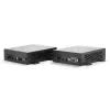 Lindy 300m Fiiberoptiline HDMI 4K60 ja USB KVM pikendaja, Saatja ja vastuvõtja, Juhtmega, 300 m, 3840 x 2160 pikslit, Must, Metall