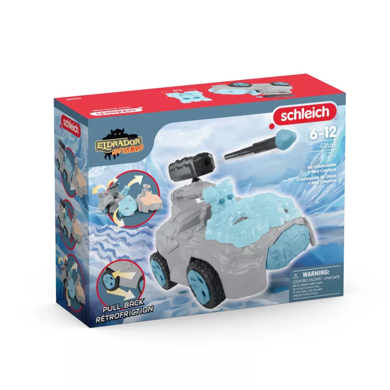 Sõiduk Schleich ELDRADOR CREATURES Ice CrashMobile Mini Creature 7-12 aastat