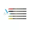 Felt Pen Edding 4-1200-5-3 Aqua Must Light roheline Red kollane Bullet Tip