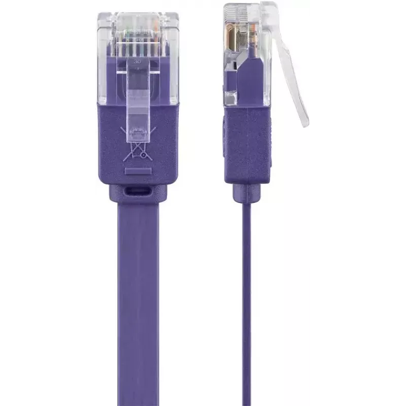Lame patch-kaabel Goobay CAT 6 2m U/UTP Violetne