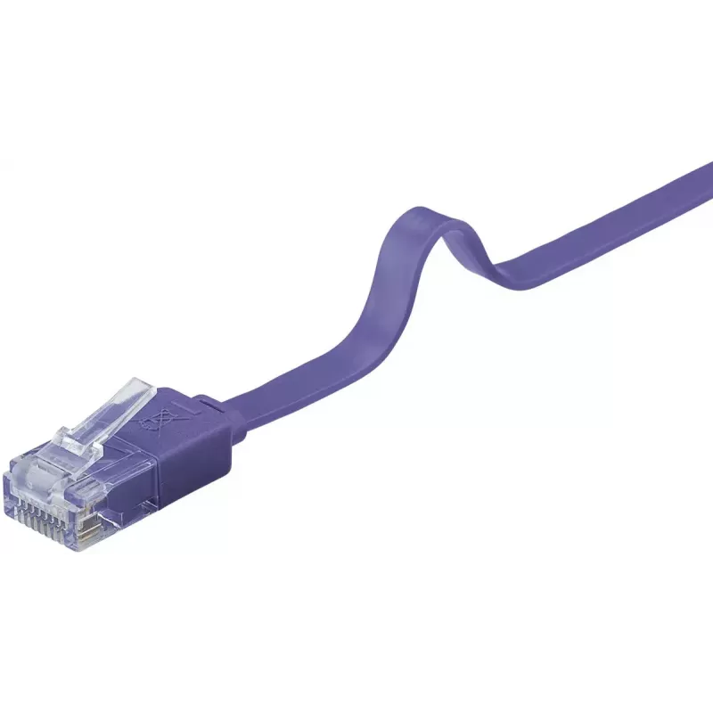 Lame patch-kaabel Goobay CAT 6 2m U/UTP Violetne