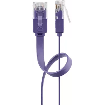 Lame patch-kaabel Goobay CAT 6 2m U/UTP Violetne