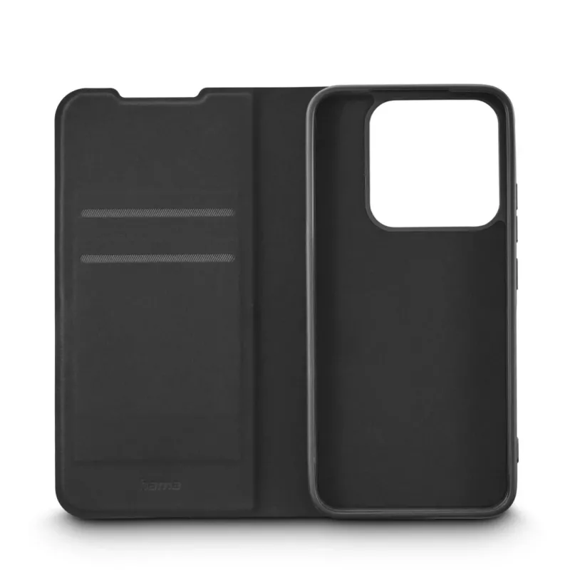 HAMA vutlar-telefonikott Xiaomi 15T jaoks — Daily Protect, 17,4 cm (6,83 tolli), must, 2 kaarditaskut, lauajalg