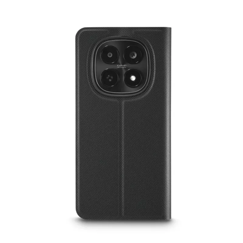Folio mobiiltelefoni ümbris HAMA Daily Protect Redmi Note 15 (6.77 tolli) jaoks — Must, 2 kaarditaskut, lauatoend