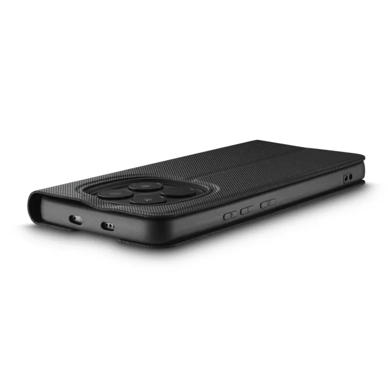 Folio mobiiltelefoni ümbris HAMA Daily Protect Redmi Note 15 (6.77 tolli) jaoks — Must, 2 kaarditaskut, lauatoend