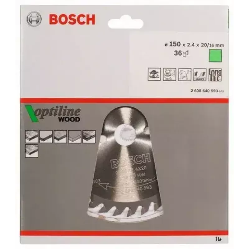 Ketassaetera Bosch 2 608 640 593 15 cm puit