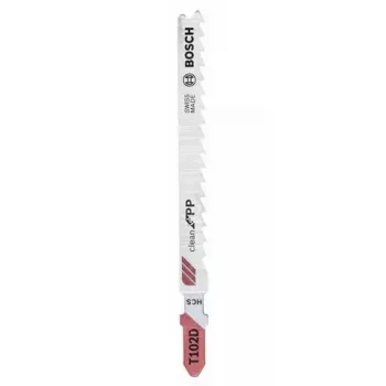Pusleleht Bosch T 102 D plastprofiilile 4 mm hambavahega