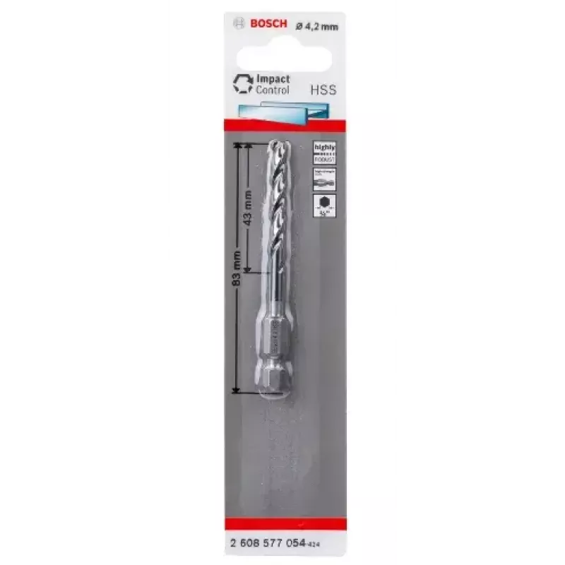 Bosch HSS keerdpuur 4,2 mm