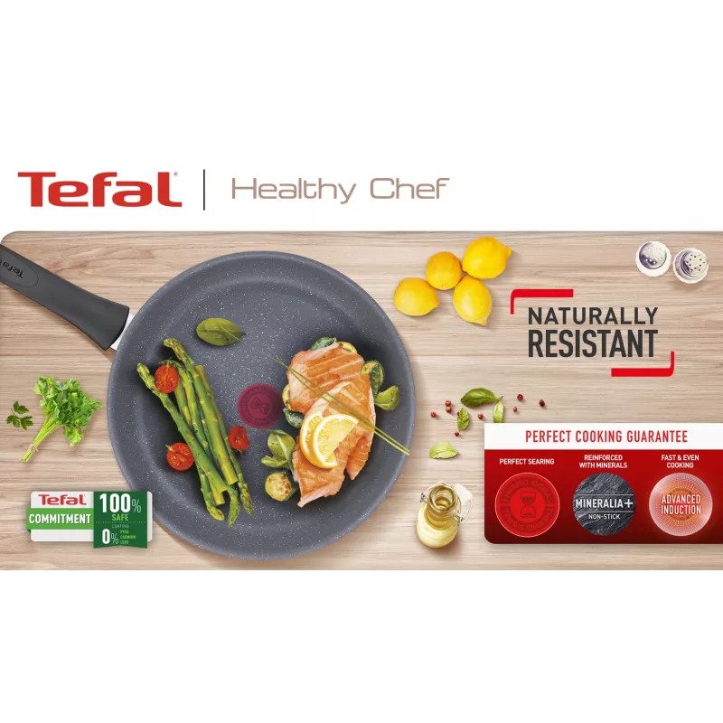 Universaalne pann Tefal Healthy Chef G15002 ümmargune 20 cm hall