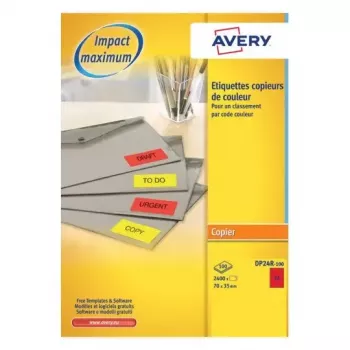 Isekleepuv printerisilt AVERY DP24R-100