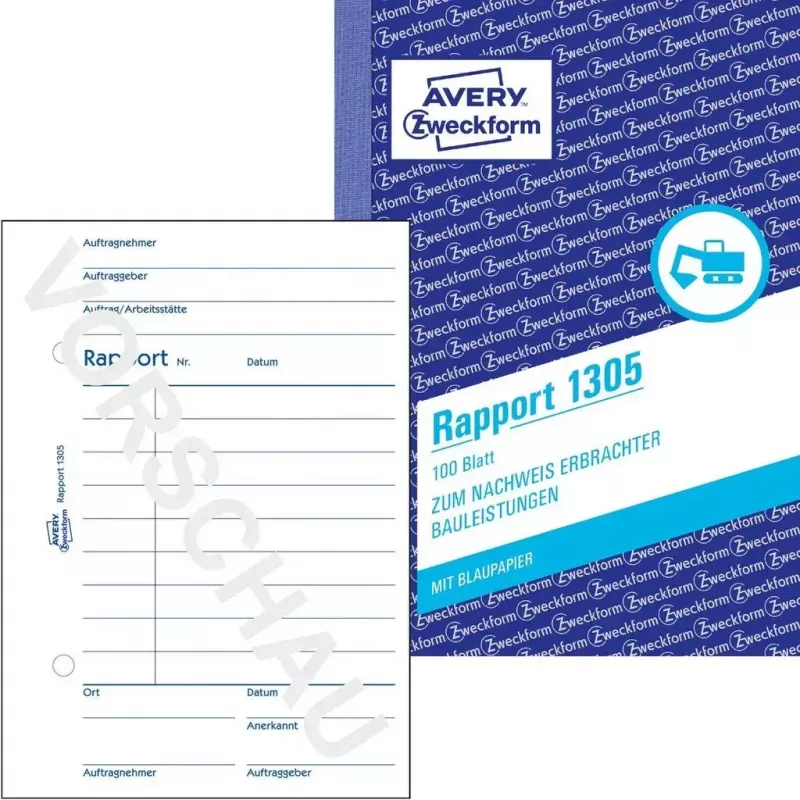 Arvestusraamat/vihik A6 Avery 1305