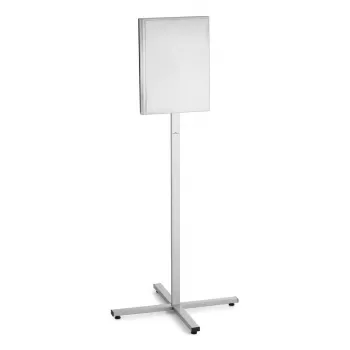 Infostend Durable 502957 A3 roostevaba teras, 638×638×1420 mm, antratsiit/hall