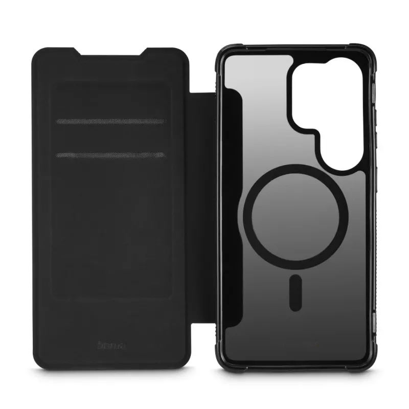 HAMA raamatuümbrise stiilis telefoniümbris Samsung Galaxy S26 Ultra jaoks — Extreme Protect, 17,5 cm (6,9 tolli), must, 2 kaarditaskut