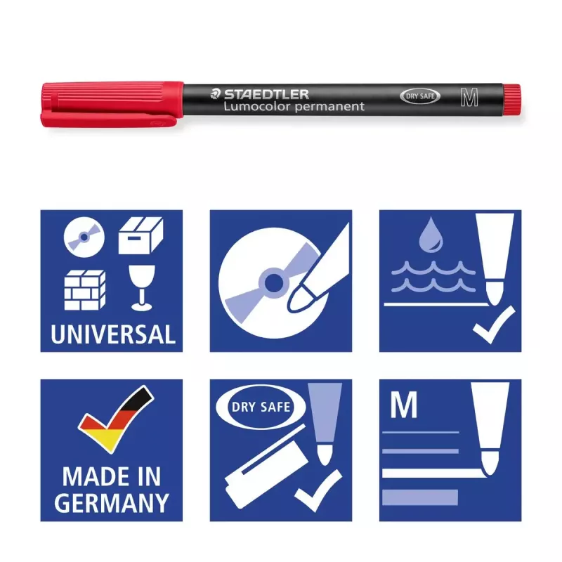 Staedtler Lumocolor püsimarker 317 püsimarker 8 tk