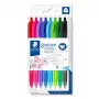 Klambriga sissetõmmatav pastapliiats Staedtler Ball 4230 Mitmevärviline 8 tk