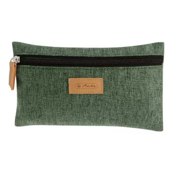 Pehme pliiatsitasku Herlitz GREENline Polüester Roheline Hall 210x15x123 mm