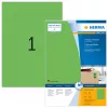 Isekleepuv printerisilt HERMA Coloured Labels A4 210x297 mm roheline paber matt 100 tk