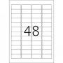 HERMA tindiprinteri etiketid A4 45,7x21,2 mm valge paber matt 1200 tk