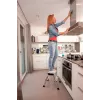 Step stool Krause 130037 Alumiinium Must